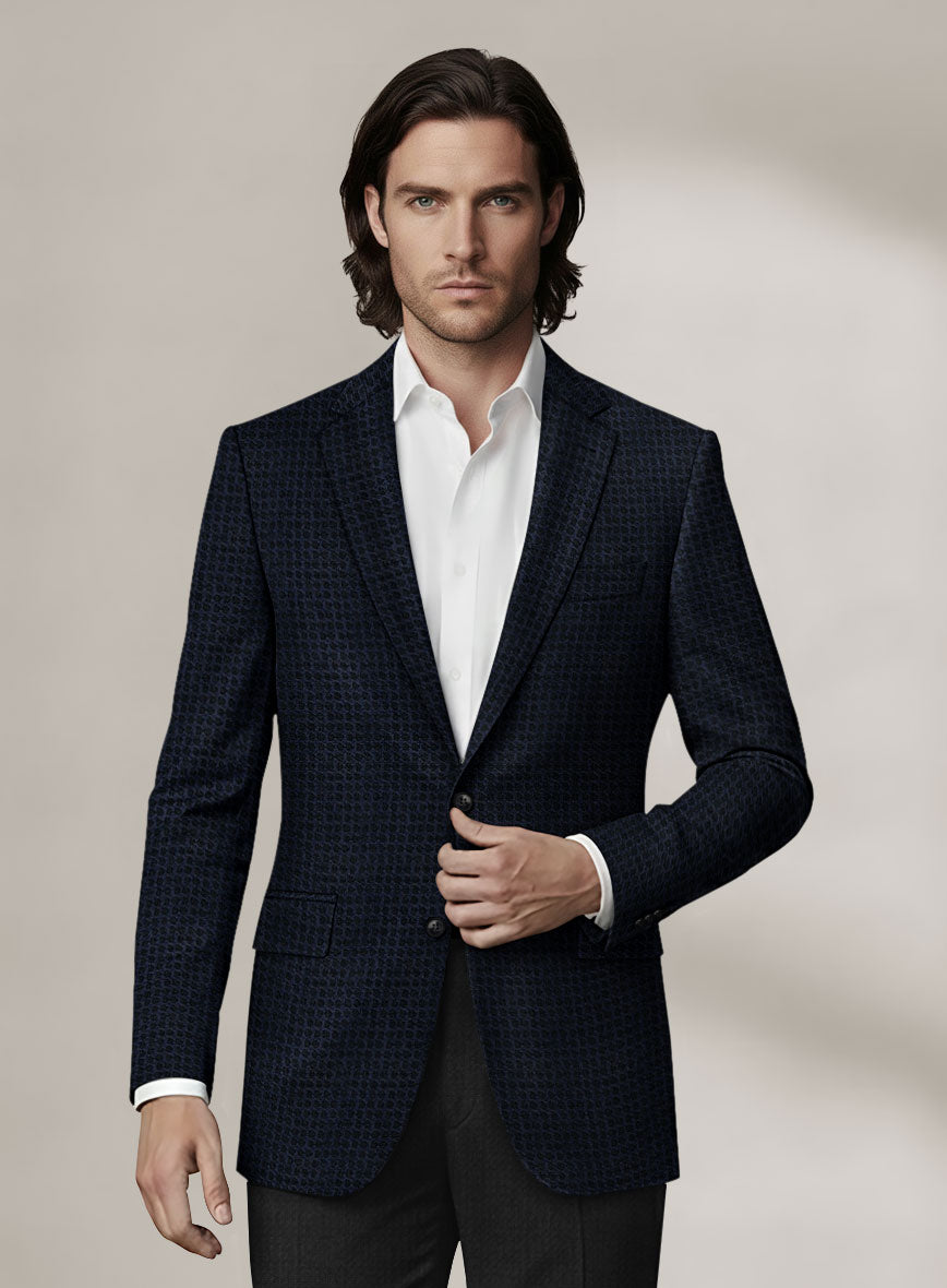 Scabal Dali Spatial Oval Weave Wool Cashmere Suit - StudioSuits