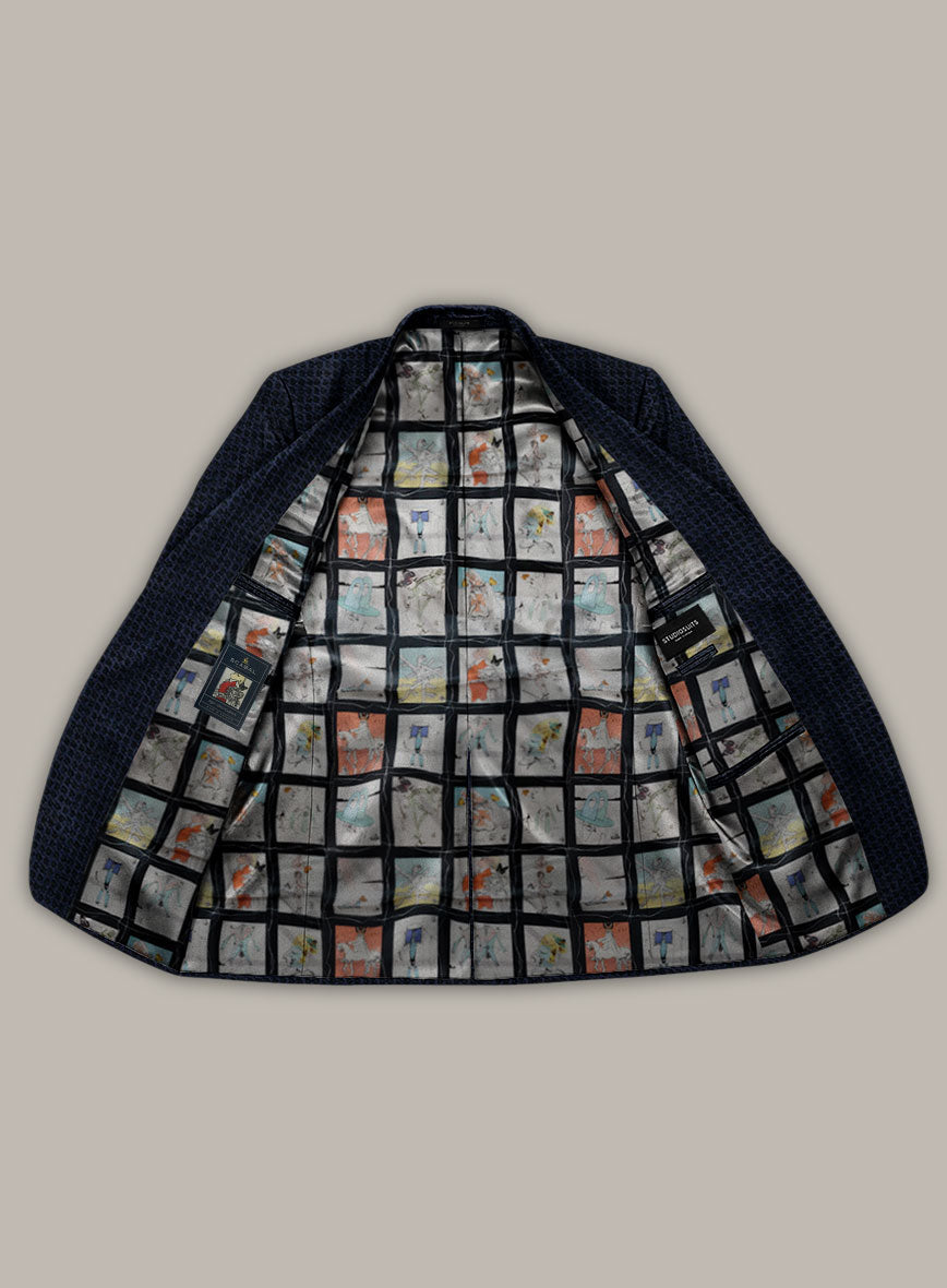 Scabal Dali Spatial Oval Weave Wool Cashmere Suit - StudioSuits