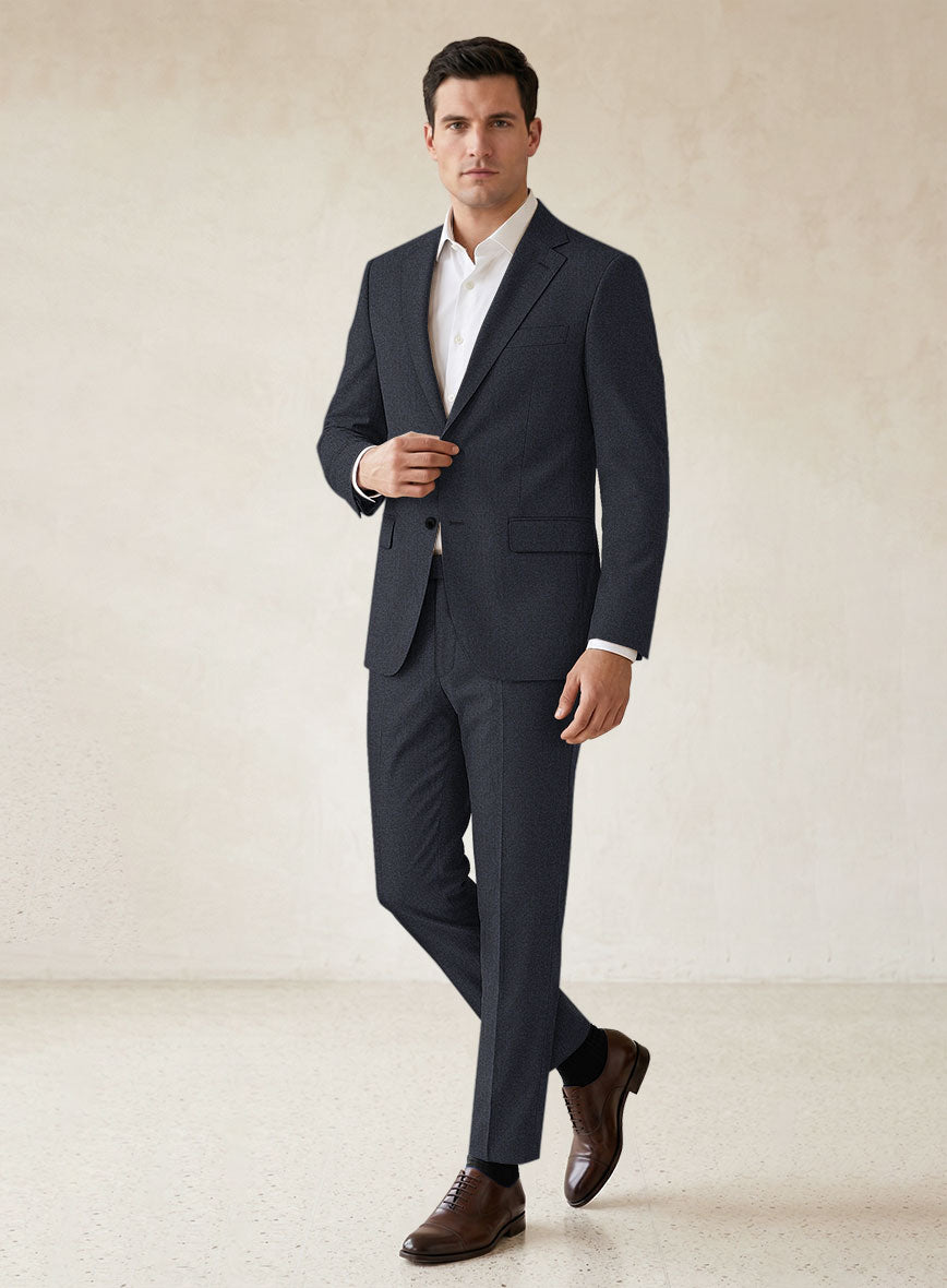 Scabal Deep Cove Wool Suit - StudioSuits