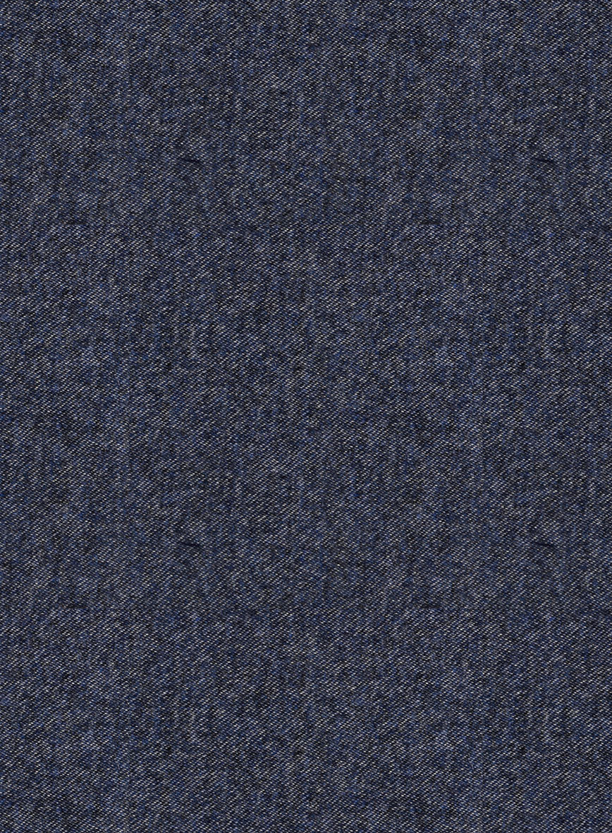 Scabal Denim Blue Wool Cashmere Jacket - StudioSuits