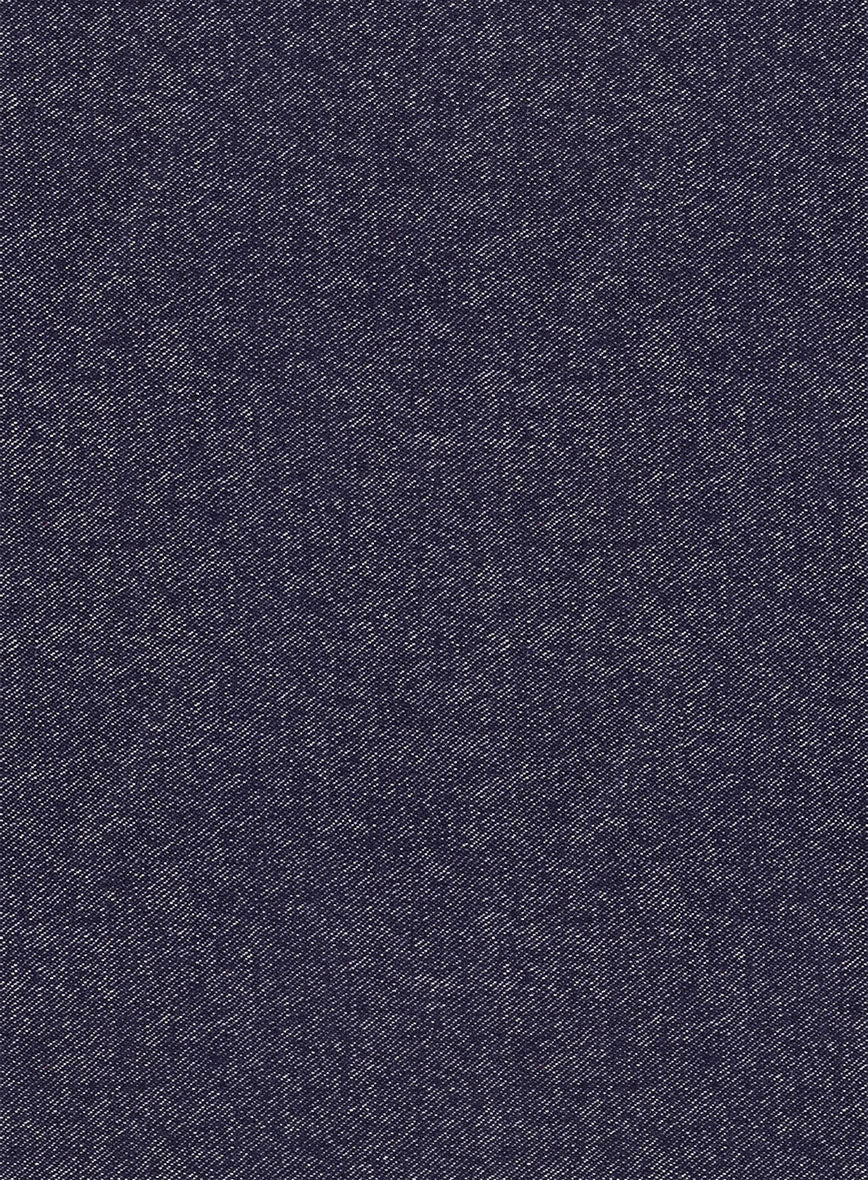 Scabal Denim Dark Blue Wool Cashmere Jacket - StudioSuits