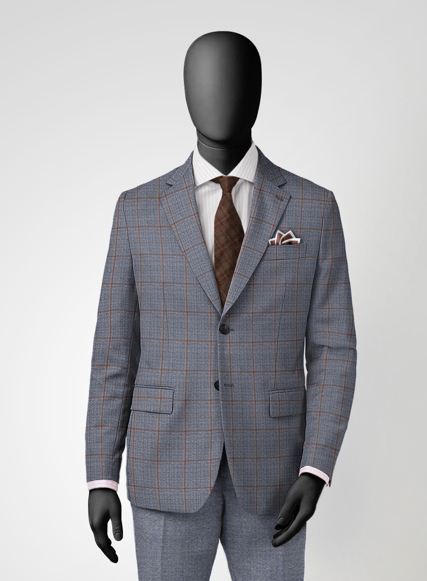 Scabal Suits Scabal Dusk Blue Wool Combination Suit – StudioSuits
