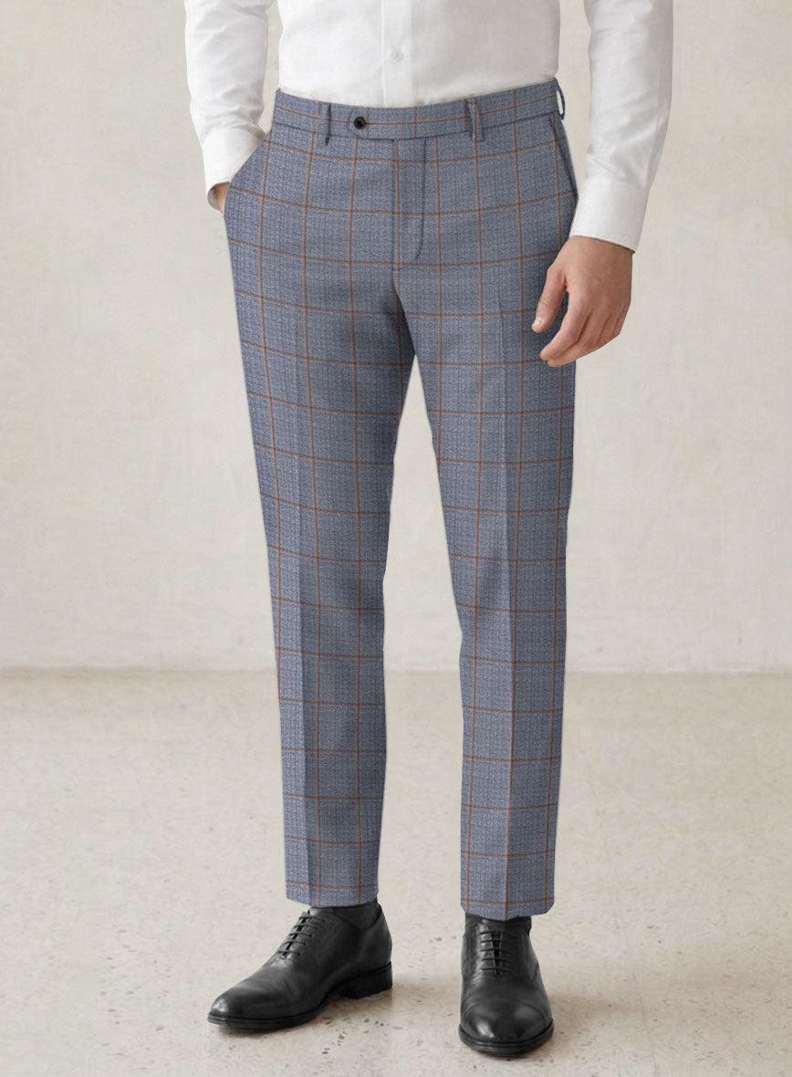Scabal Dusk Blue Wool Suit - StudioSuits