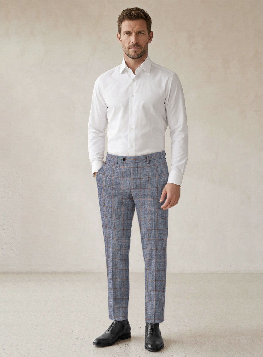 Scabal Dusk Blue Wool Suit - StudioSuits