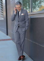 Scabal Eandi Twill Blue Wool Suit - StudioSuits