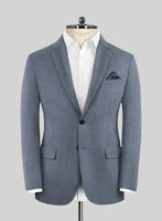 Scabal Eandi Twill Blue Wool Suit - StudioSuits