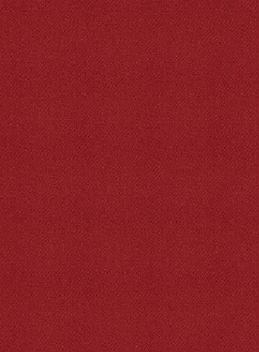 Scabal Ed Red Wool Jacket - StudioSuits