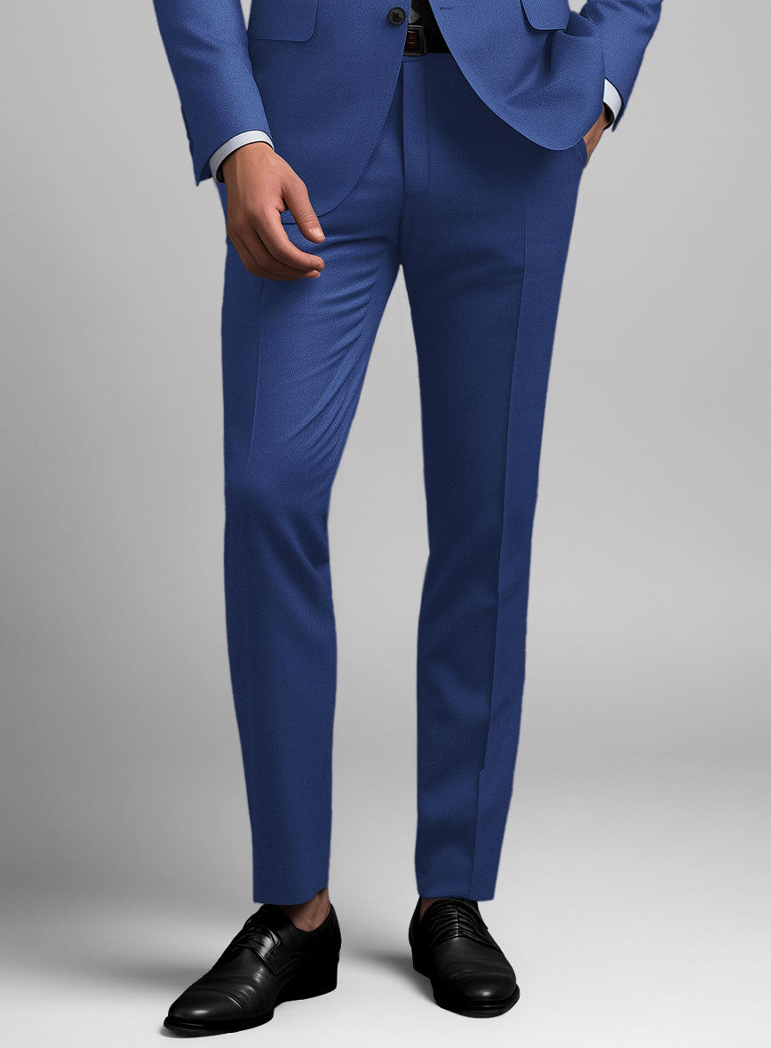 Scabal Egyptian Blue Wool Suit - StudioSuits