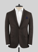 Scabal Erar Herringbone Brown Wool Suit - StudioSuits