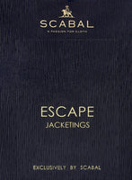 Scabal Brown Checks Wool Jacket - StudioSuits
