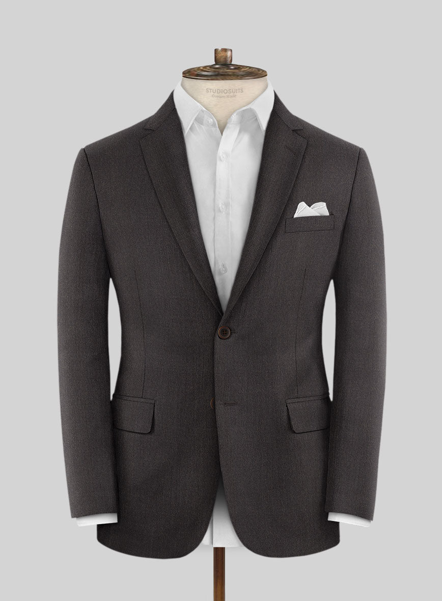 Scabal Gaci Brown Wool Suit - StudioSuits