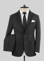 Scabal Ghru Houndstooth Gray Wool Suit - StudioSuits