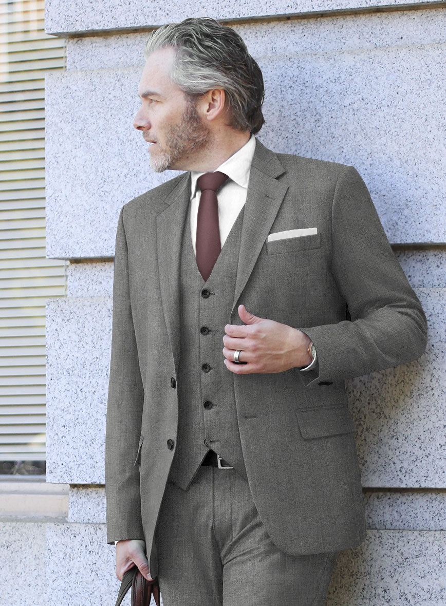 Scabal Hidal Checks Gray Wool Jacket - StudioSuits