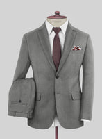 Scabal Hidal Checks Gray Wool Suit - StudioSuits