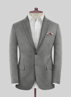 Scabal Hidal Checks Gray Wool Suit - StudioSuits