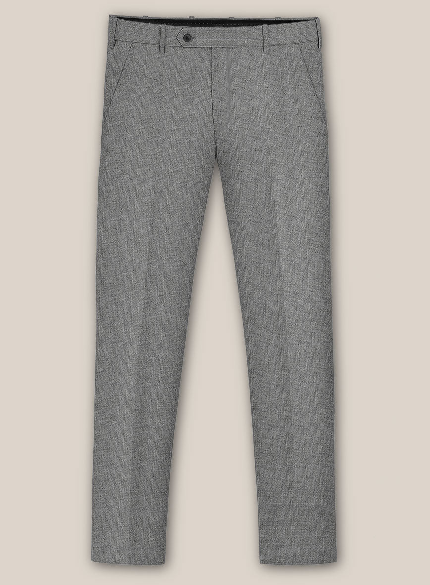 Scabal Hidal Checks Gray Wool Suit - StudioSuits