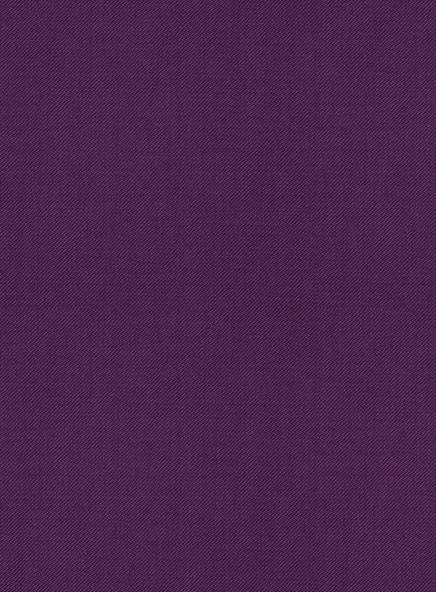 Scabal Hot Purple Wool Suit - StudioSuits