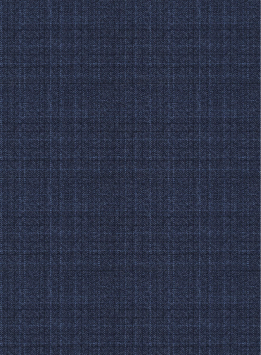 Scabal Hybrid Bold Blue Wool Jacket - StudioSuits