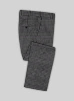 Scabal Hybrid Dark Gray Wool Pants - StudioSuits