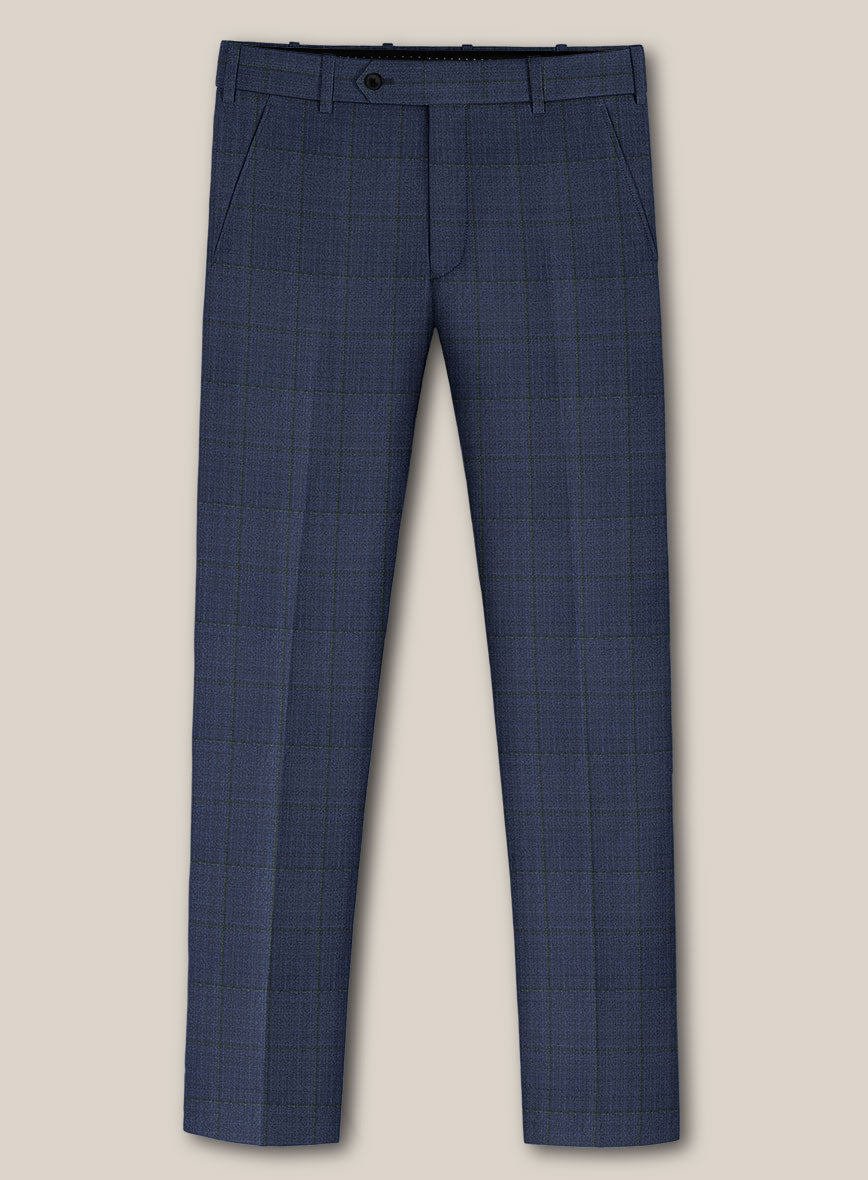 Scabal Dark Sapphire Blue Wool Suit - StudioSuits