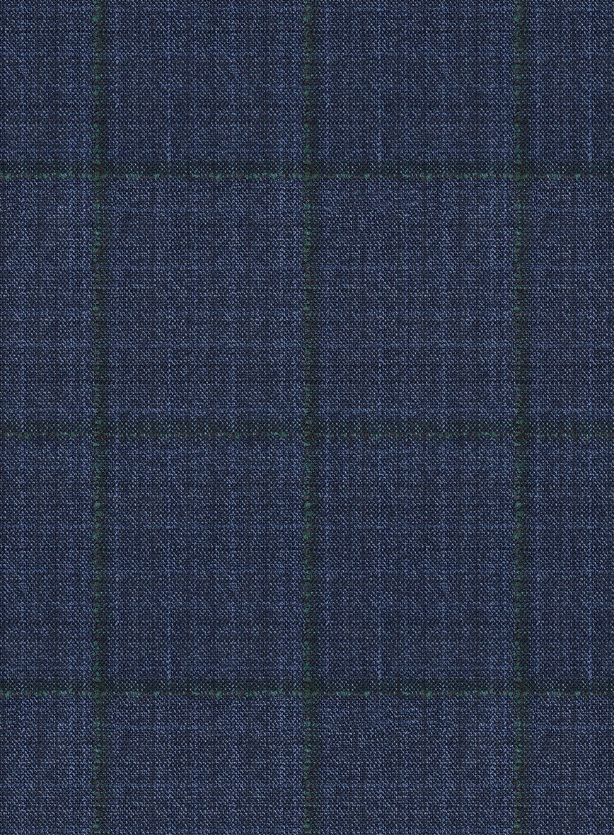 Scabal Hybrid Dark Sapphire Blue Wool Jacket - StudioSuits