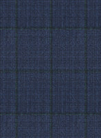 Scabal Hybrid Dark Sapphire Blue Wool Jacket - StudioSuits