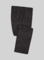 Scabal Hybrid Mid Charcoal Wool Pants - StudioSuits
