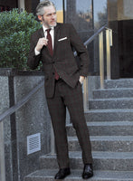 Scabal Hybrid Mid Charcoal Wool Suit - StudioSuits