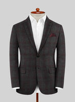 Scabal Hybrid Mid Charcoal Wool Suit - StudioSuits