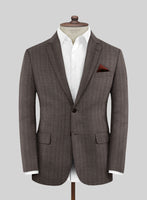 Scabal Hybrid Mocha Brown Wool Suit - StudioSuits