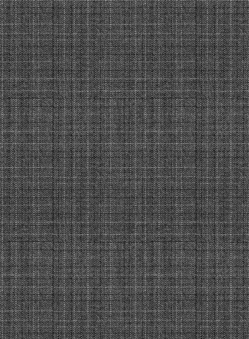 Scabal Hybrid Slate Gray Wool Pants - StudioSuits