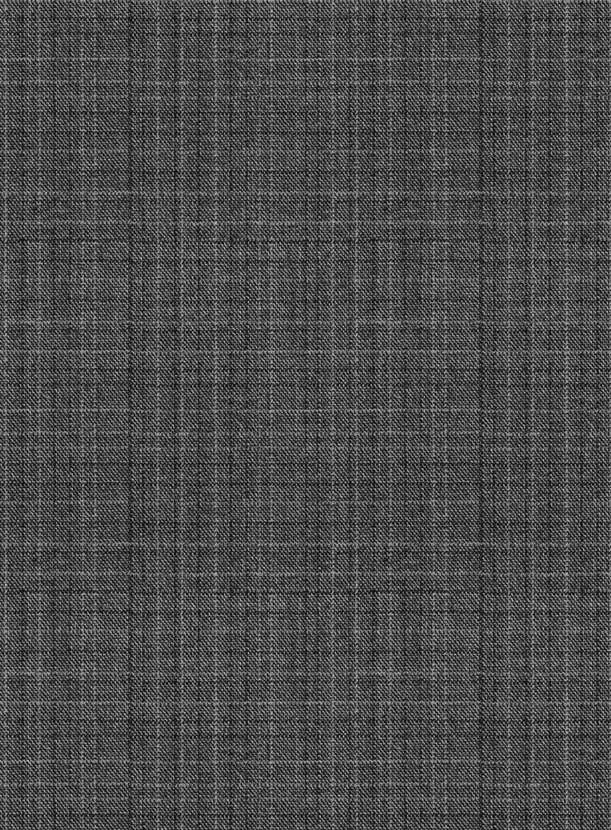 Scabal Hybrid Slate Gray Wool Suit - StudioSuits