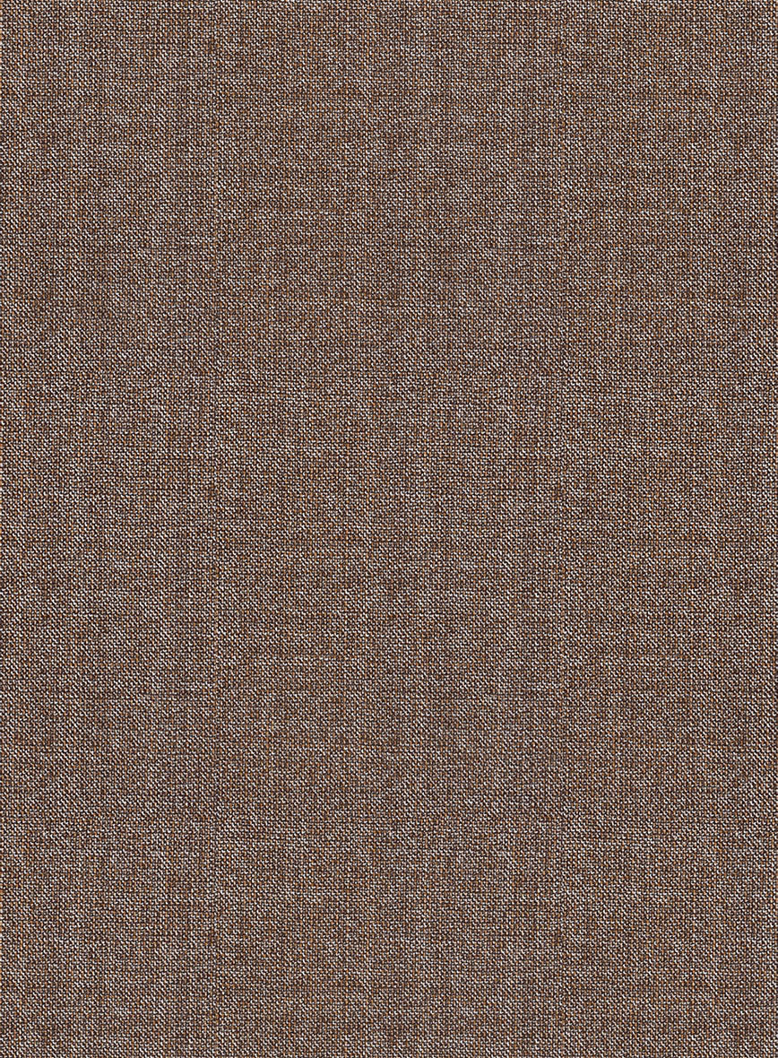 Scabal Hybrid Walnut Brown Wool Suit - StudioSuits