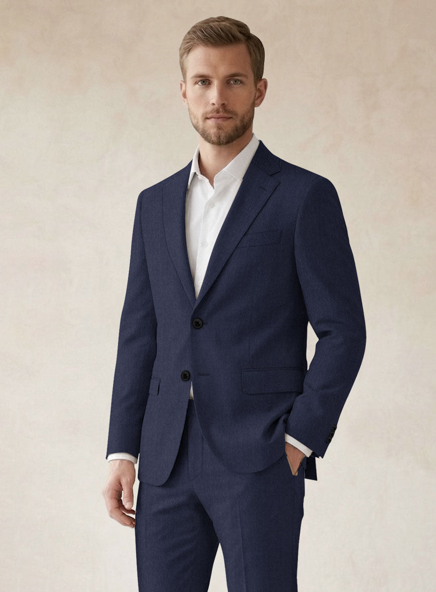 Scabal Indigo Wool Jacket - StudioSuits