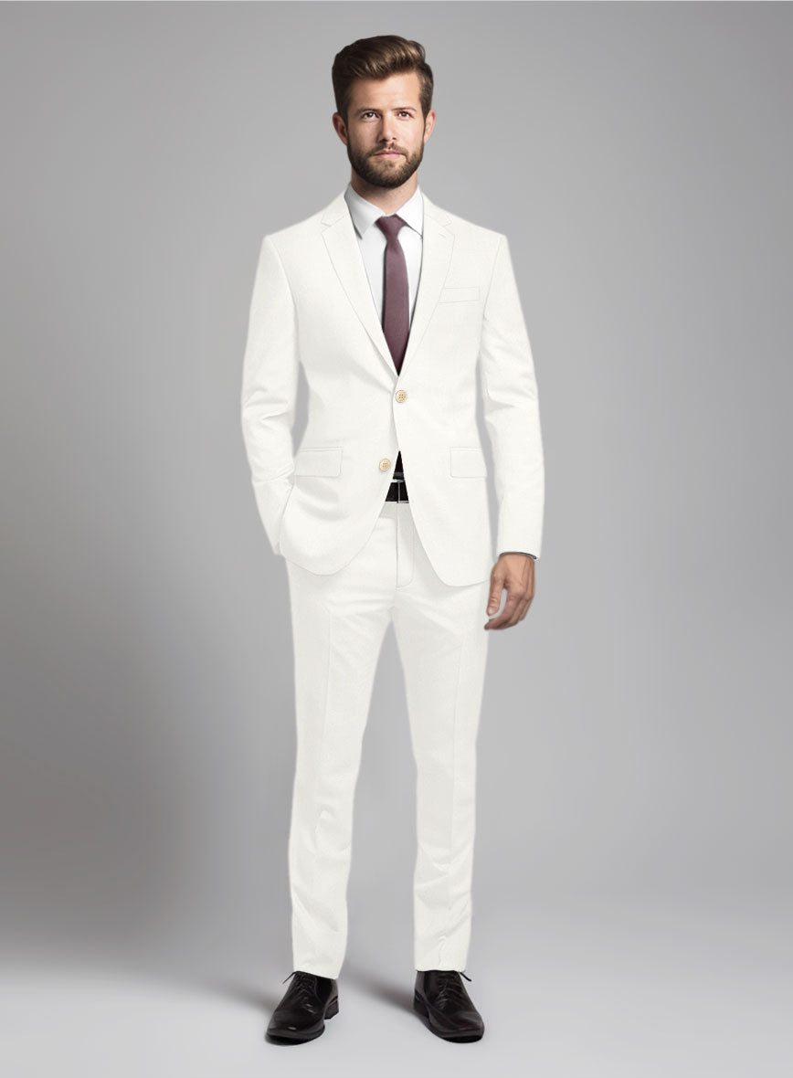 Scabal Suits Scabal Ivory Wool Suit – StudioSuits