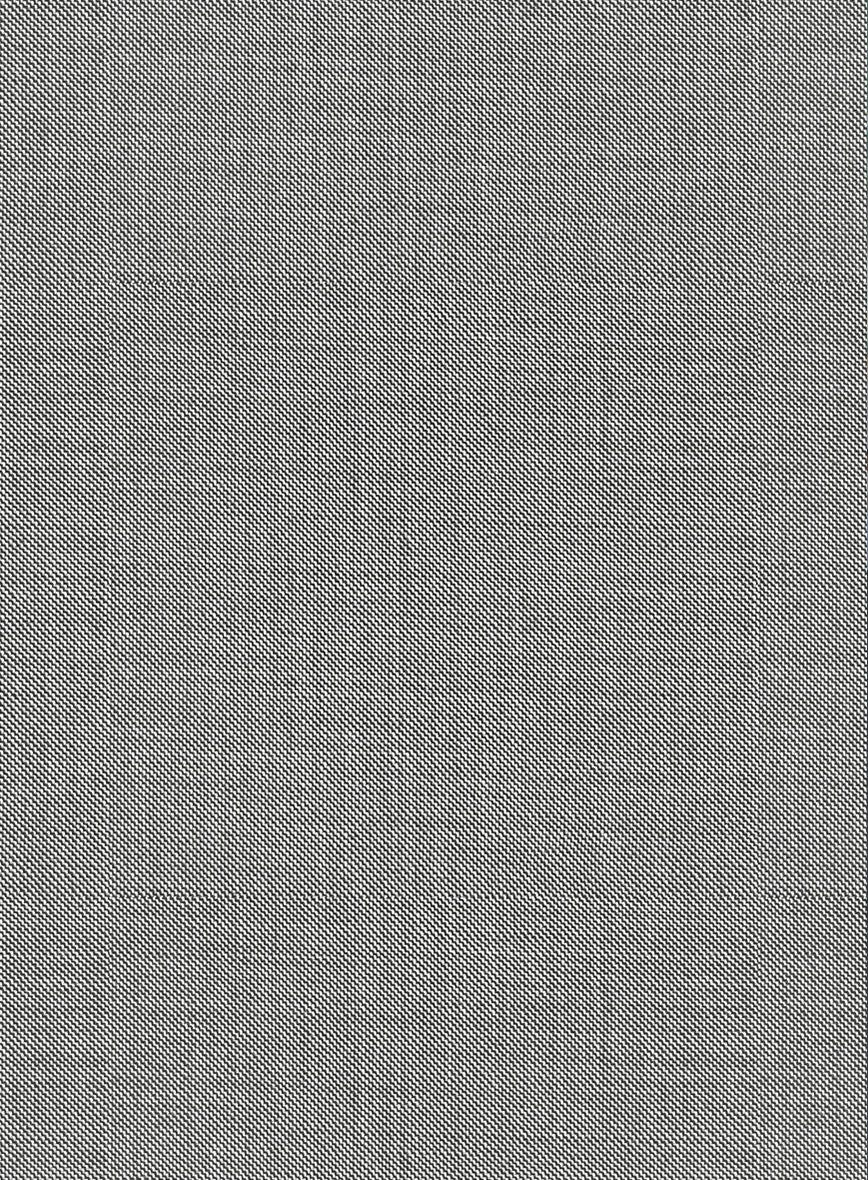 Scabal Jacobi Twill Gray Wool Jacket - StudioSuits