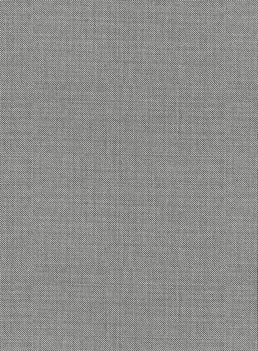 Scabal Jacobi Twill Gray Wool Jacket - StudioSuits