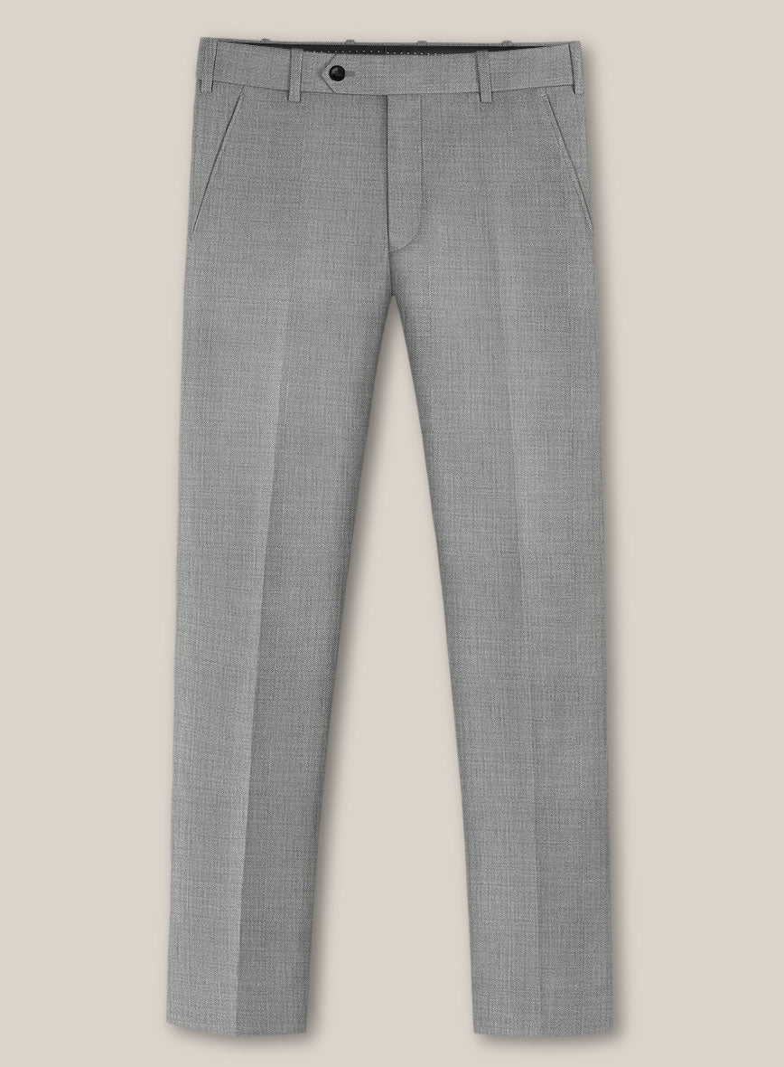 Scabal Jacobi Twill Gray Wool Suit - StudioSuits
