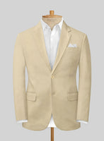 Scabal Khaki Cashmere Cotton Jacket - StudioSuits