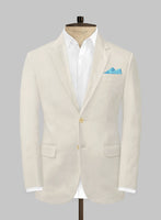 Scabal Light Fawn Cotton Stretch Suit - StudioSuits
