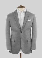 Scabal Lissar Light Gray Wool Suit - StudioSuits