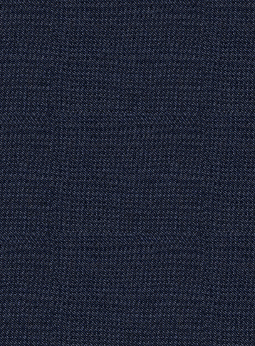 Scabal Londoner Twill Dark Blue Wool Pants - StudioSuits