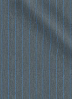 Scabal Londoner Prutna Stripe Gray Wool Jacket - StudioSuits