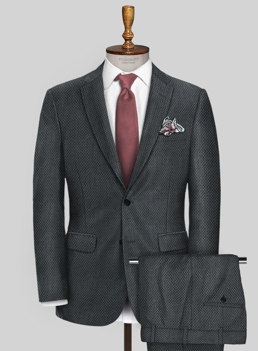 Scabal Londoner Abran Gray Wool Suit - StudioSuits