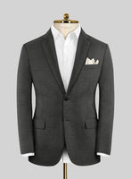 Scabal Londoner Adiel Grid Gray Wool Suit - StudioSuits