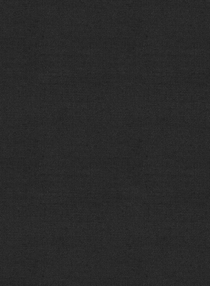 Scabal Londoner Black Wool Jacket - StudioSuits