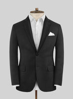 Scabal Londoner Black Wool Jacket - StudioSuits