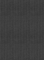 Scabal Londoner Casiri Stripe Charcoal Wool Jacket - StudioSuits