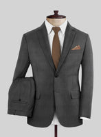 Scabal Londoner Casiri Stripe Charcoal Wool Suit - StudioSuits