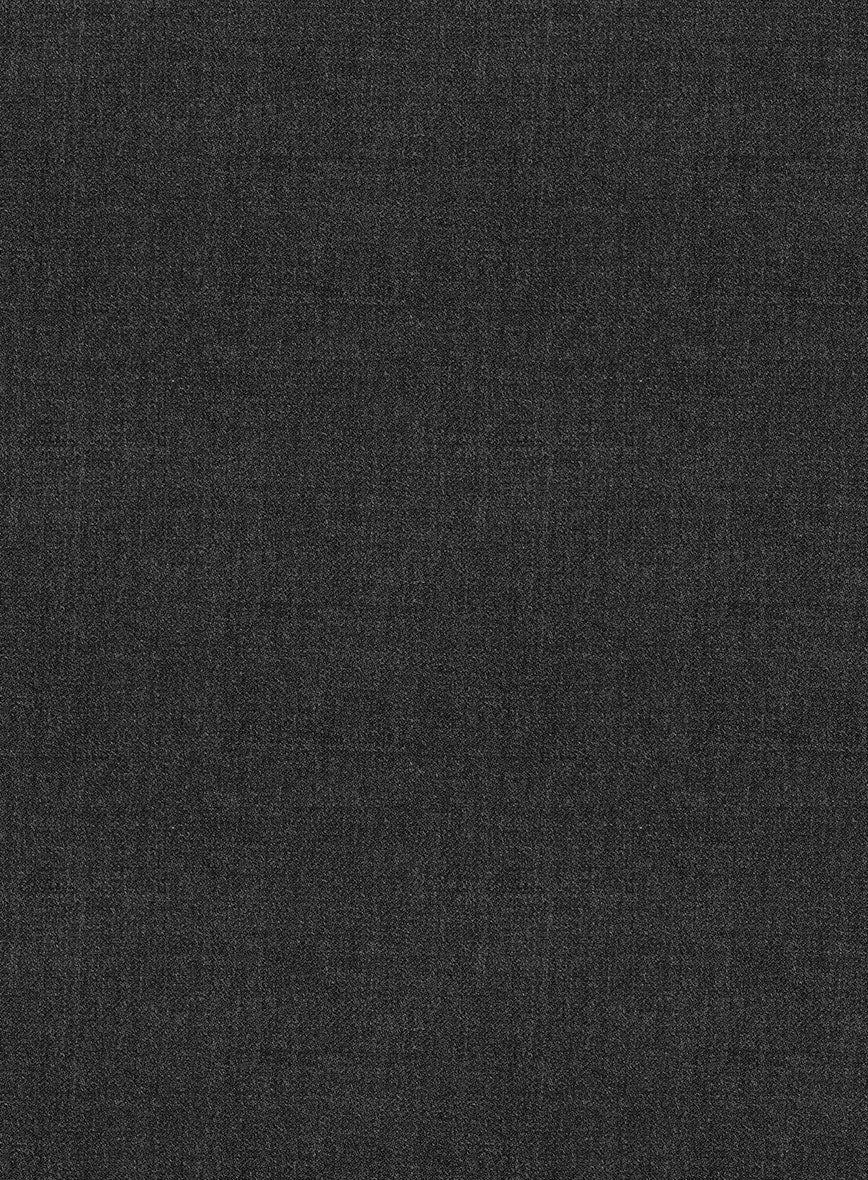 Scabal Londoner Charcoal Wool Pants - StudioSuits